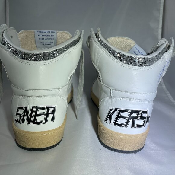 Golden Goose Sky Star Leather High-Top Sneakers EU37 NIB - Picture 5 of 10